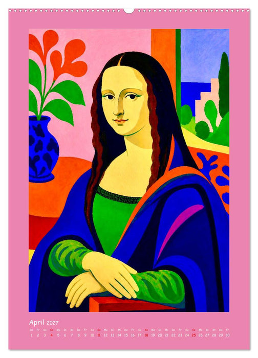 Die Mona Lisa (CALVENDO Premium Wandkalender 2027)