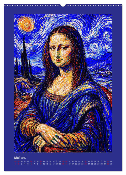 Die Mona Lisa (CALVENDO Premium Wandkalender 2027)
