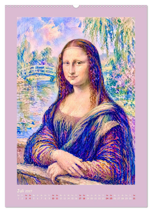 Die Mona Lisa (CALVENDO Premium Wandkalender 2027)