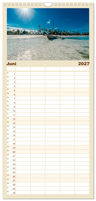 Karibu Sansibar (CALVENDO Familienplaner 2027)