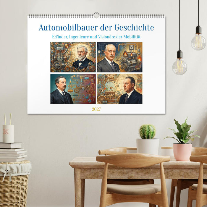 Automobilbauer der Geschichte (CALVENDO Wandkalender 2027)