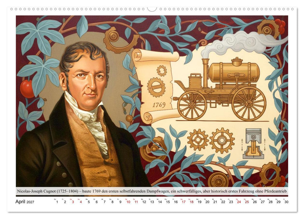 Automobilbauer der Geschichte (CALVENDO Wandkalender 2027)