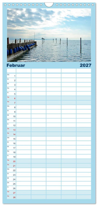 Ein Jahr am BODENSEE (CALVENDO Familienplaner 2027)
