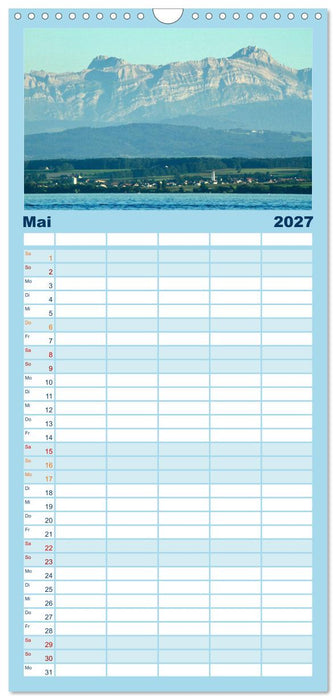 Ein Jahr am BODENSEE (CALVENDO Familienplaner 2027)