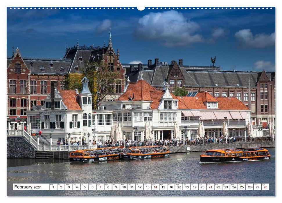 Discover Holland Amsterdam and the Coastal Landscapes of the Netherlands (CALVENDO Premium-Calendar 2027)