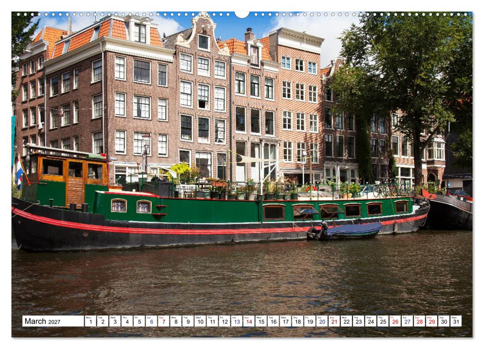 Discover Holland Amsterdam and the Coastal Landscapes of the Netherlands (CALVENDO Premium-Calendar 2027)