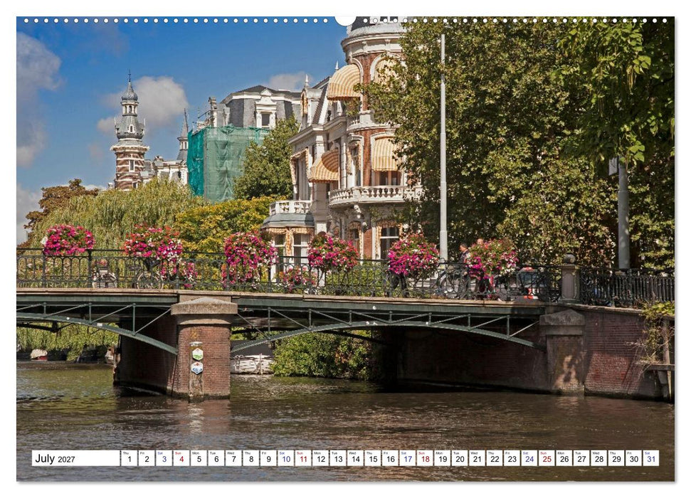 Discover Holland Amsterdam and the Coastal Landscapes of the Netherlands (CALVENDO Premium-Calendar 2027)