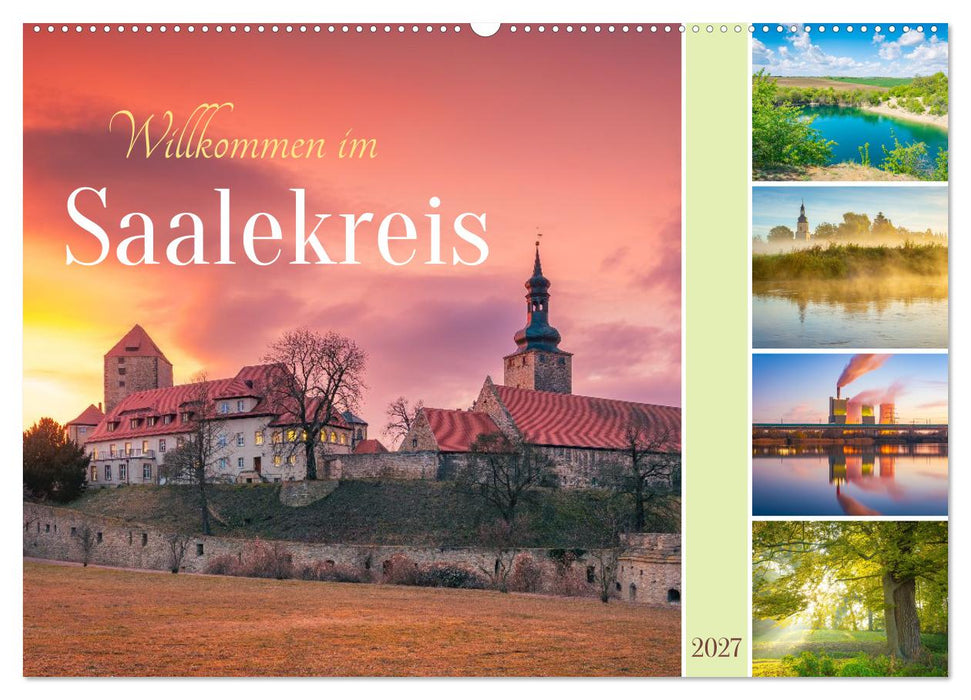 Willkommen im Saalekreis (CALVENDO Wandkalender 2027)