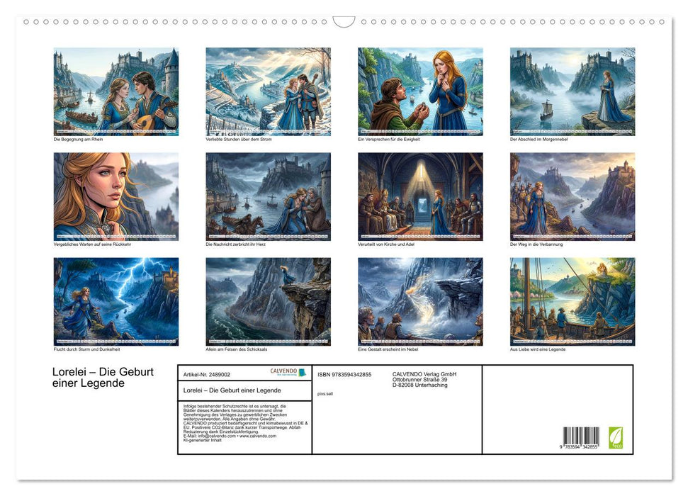Lorelei – Die Geburt einer Legende (CALVENDO Wandkalender 2027)
