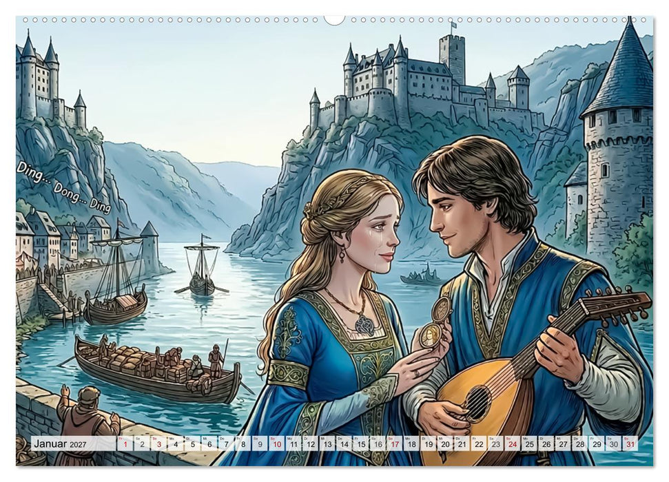 Lorelei – Die Geburt einer Legende (CALVENDO Wandkalender 2027)