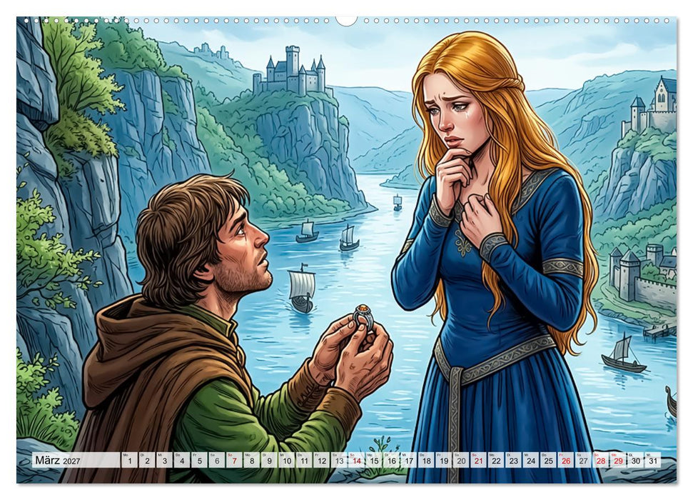 Lorelei – Die Geburt einer Legende (CALVENDO Wandkalender 2027)