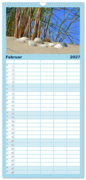 Nordseeträumereien (CALVENDO Familienplaner 2027)