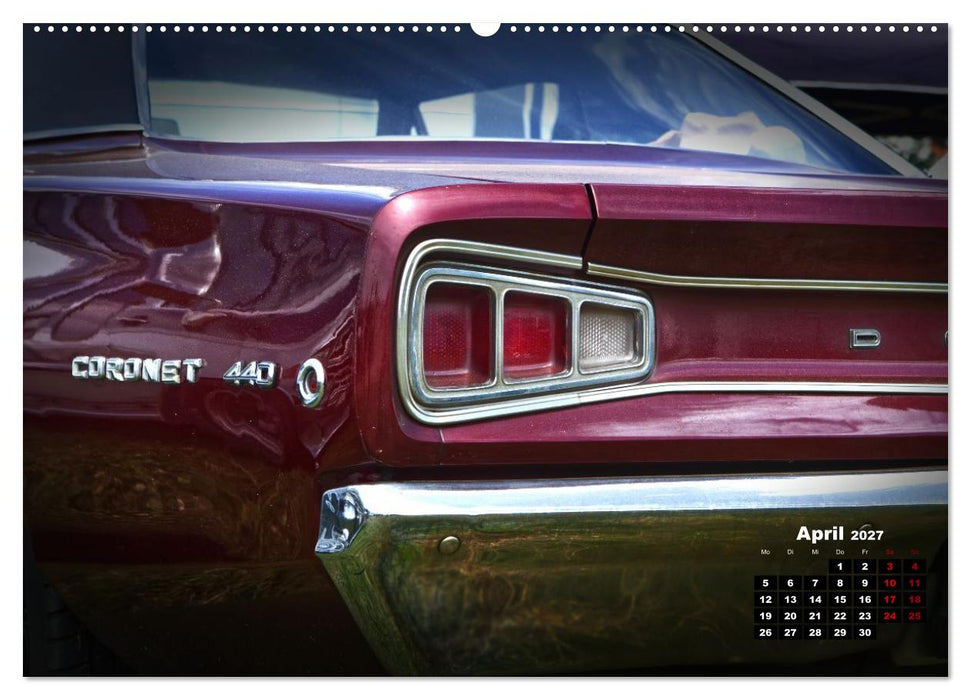 Ikonische Hecks (CALVENDO Wandkalender 2027)