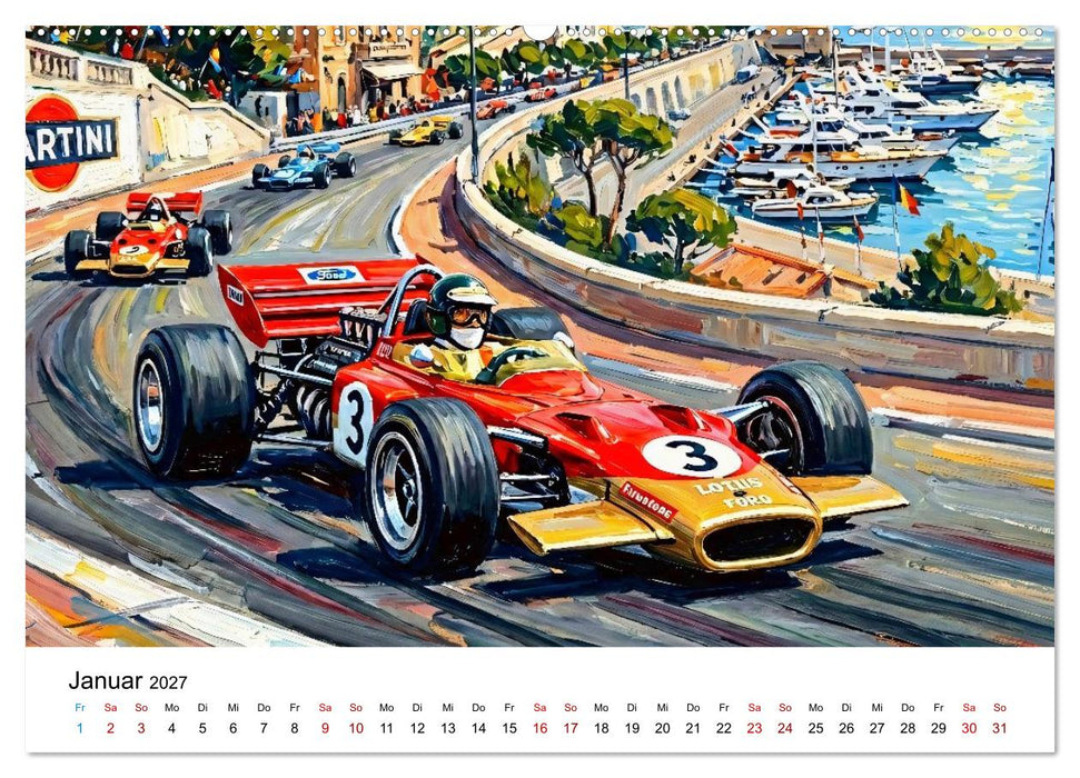Formel 1 - Die 1970er Jahre (CALVENDO Wandkalender 2027)