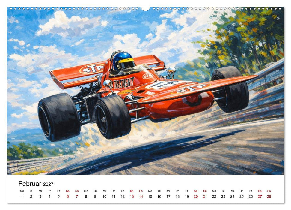 Formel 1 - Die 1970er Jahre (CALVENDO Wandkalender 2027)