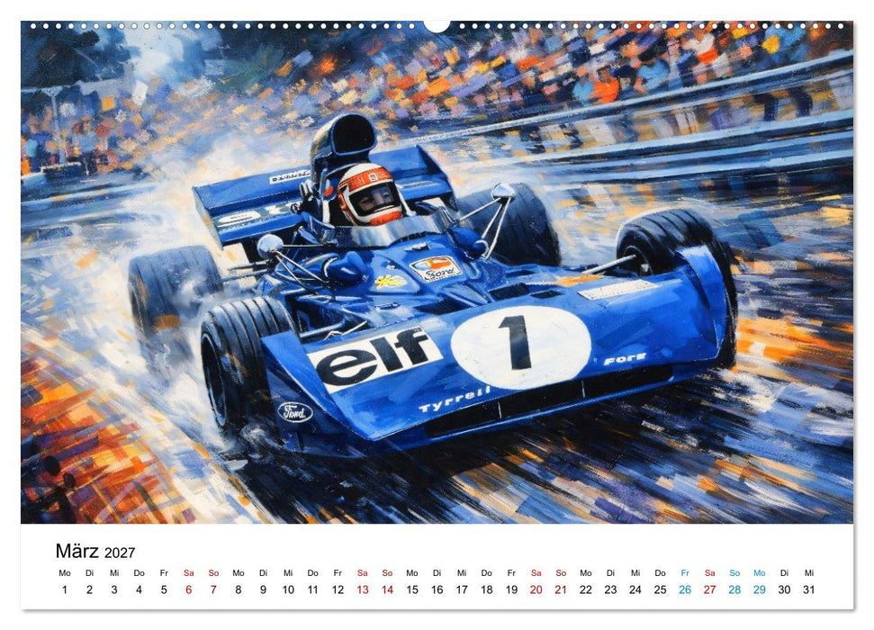 Formel 1 - Die 1970er Jahre (CALVENDO Wandkalender 2027)