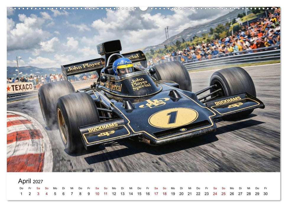 Formel 1 - Die 1970er Jahre (CALVENDO Wandkalender 2027)