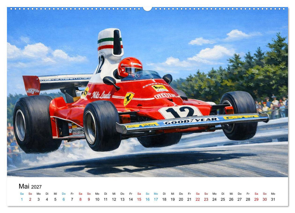 Formel 1 - Die 1970er Jahre (CALVENDO Wandkalender 2027)