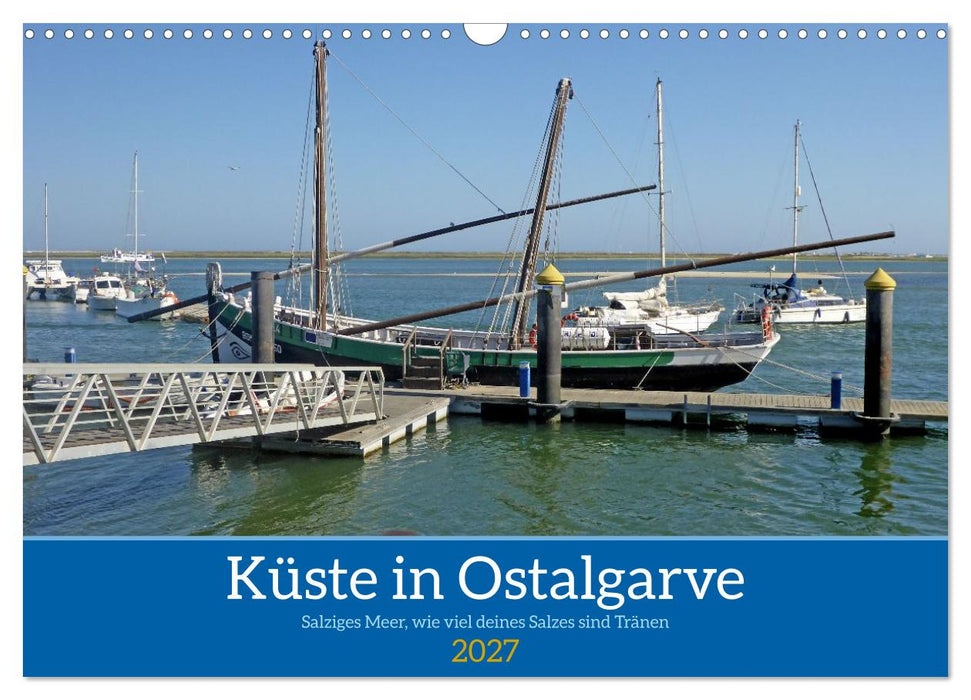 Küste in Ostalgarve - Salziges Meer, wie viel deines Salzes sind Tränen (CALVENDO Wandkalender 2027)