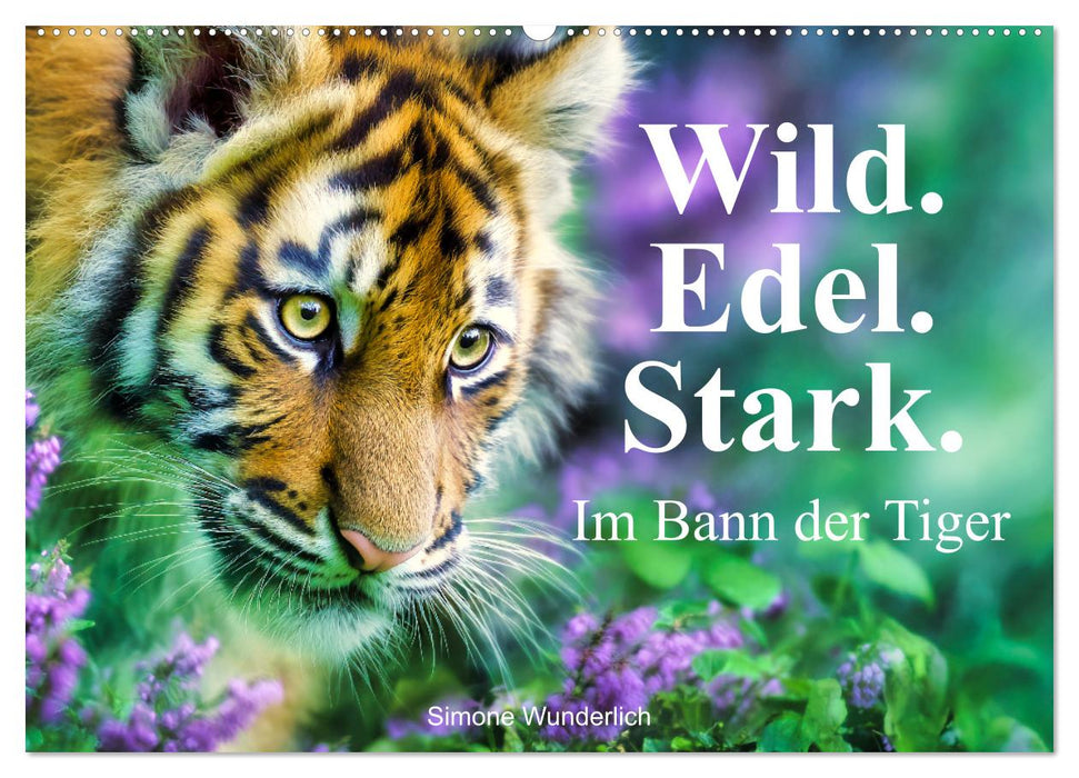 Wild.Edel.Stark. - Im Bann der Tiger (CALVENDO Wandkalender 2027)