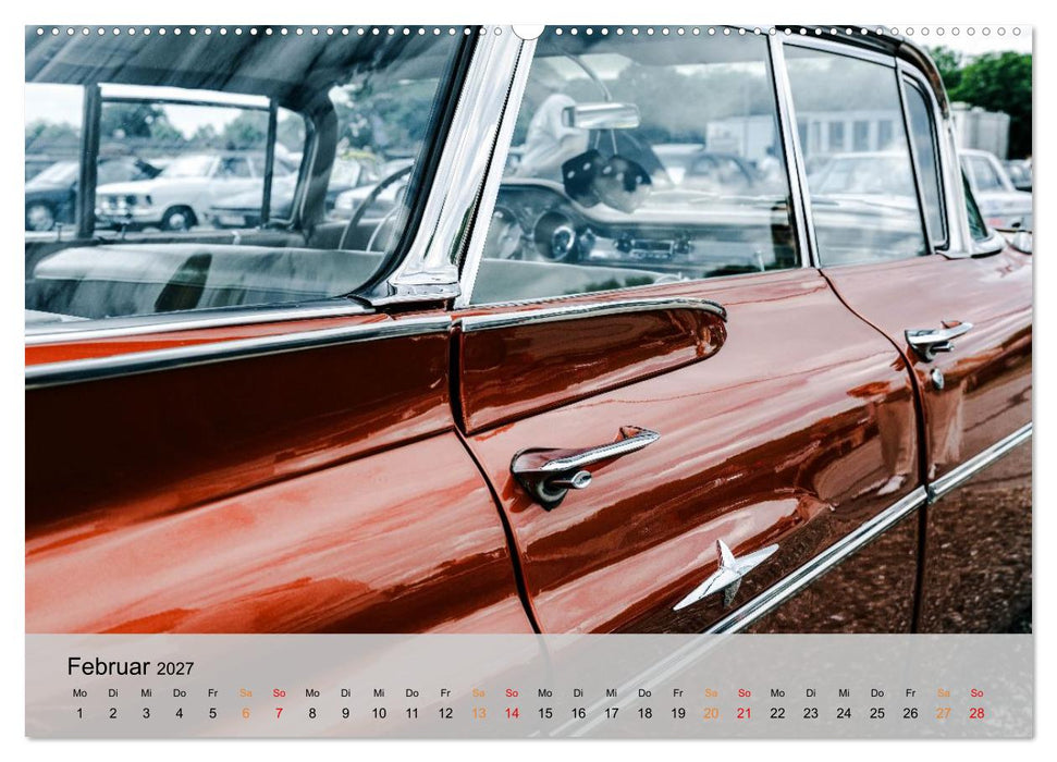 Pontiac Star Chief - Details voller Stil (CALVENDO Wandkalender 2027)