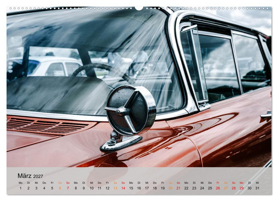 Pontiac Star Chief - Details voller Stil (CALVENDO Wandkalender 2027)