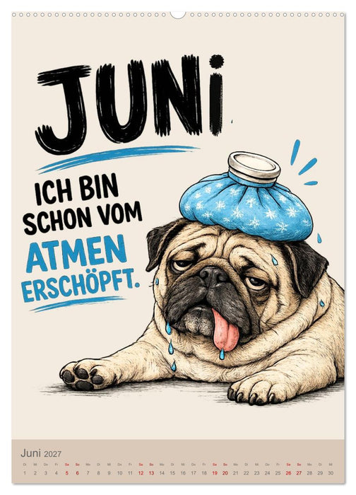 Hundechaoten Club (CALVENDO Premium Wandkalender 2027)