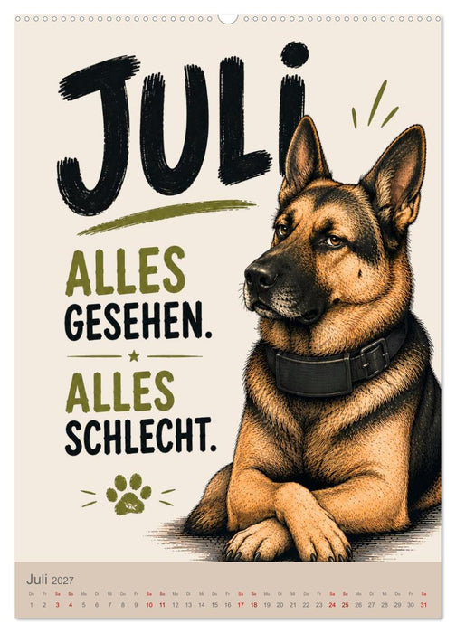 Hundechaoten Club (CALVENDO Premium Wandkalender 2027)