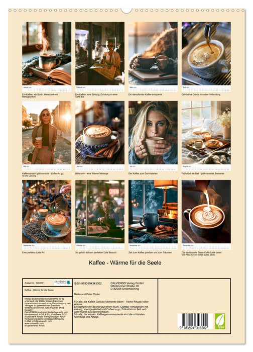 Kaffee - Wärme für die Seele (CALVENDO Premium Wandkalender 2027)