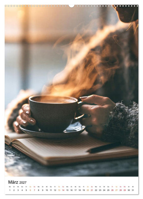 Kaffee - Wärme für die Seele (CALVENDO Premium Wandkalender 2027)