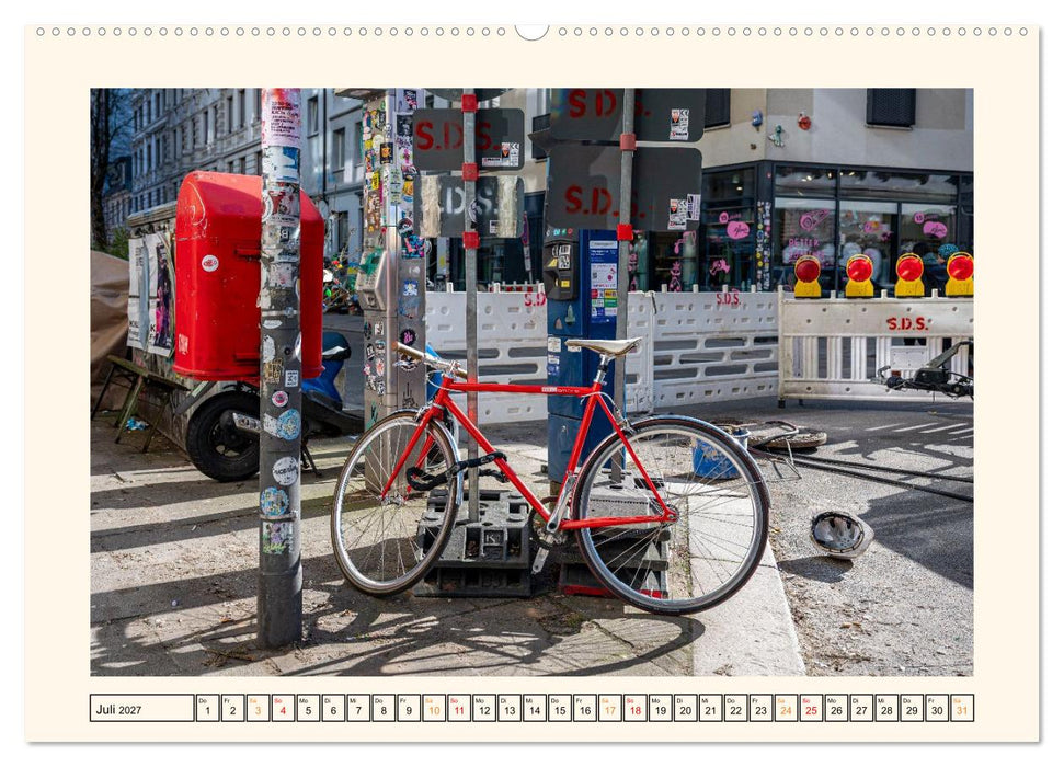 Fahrräder im Stadtbild (CALVENDO Premium Wandkalender 2027)