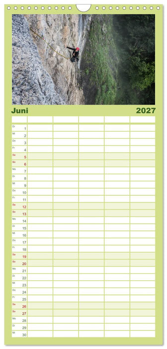 Climbing Solutions - Bergsport weltweit (CALVENDO Familienplaner 2027)