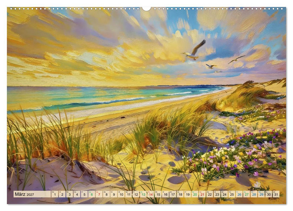 Ostsee-Gemälde (CALVENDO Premium Wandkalender 2027)