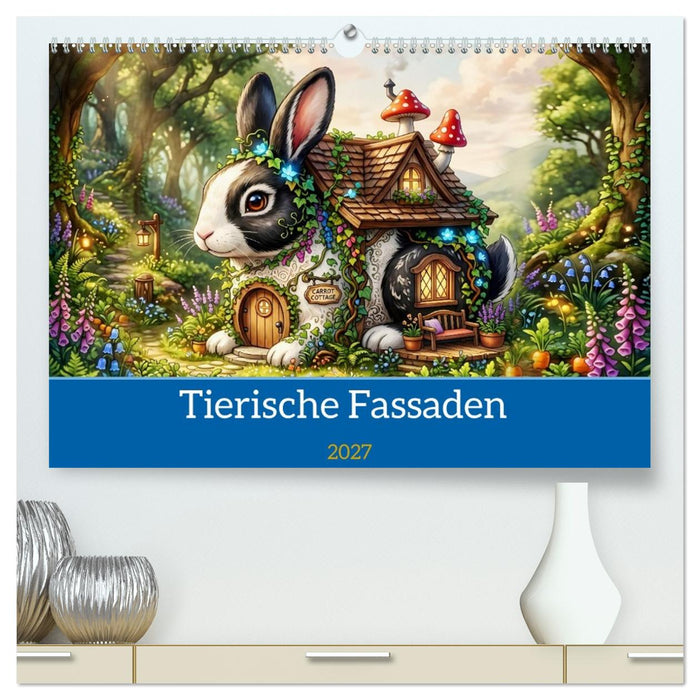 Tierische Fassaden (CALVENDO Premium Wandkalender 2027)