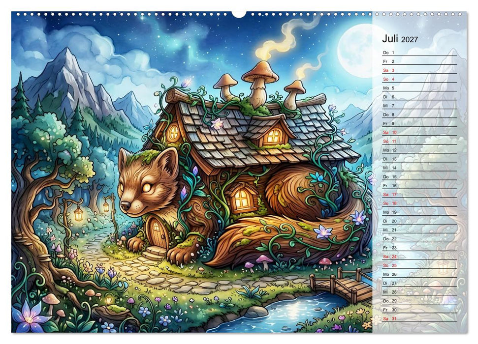 Tierische Fassaden (CALVENDO Premium Wandkalender 2027)