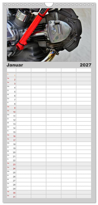 Ducati 900SS Königswelle (CALVENDO Familienplaner 2027)