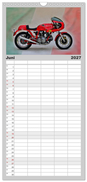 Ducati 900SS Königswelle (CALVENDO Familienplaner 2027)