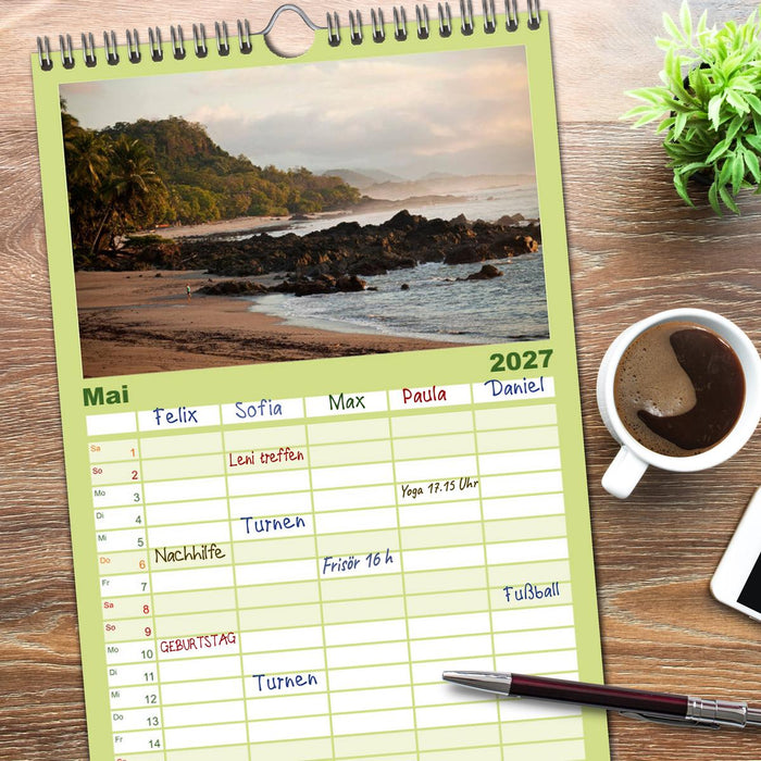 Costa Rica (CALVENDO Familienplaner 2027)