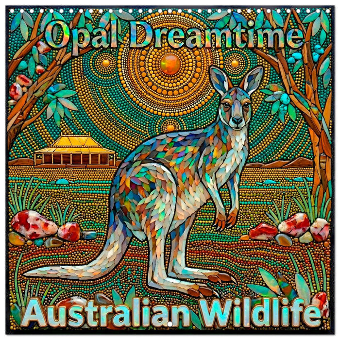 Opal Dreamtime Australian Wildlife (CALVENDO Monthly Calendar 2027)