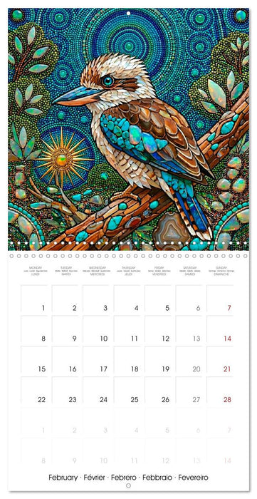 Opal Dreamtime Australian Wildlife (CALVENDO Monthly Calendar 2027)