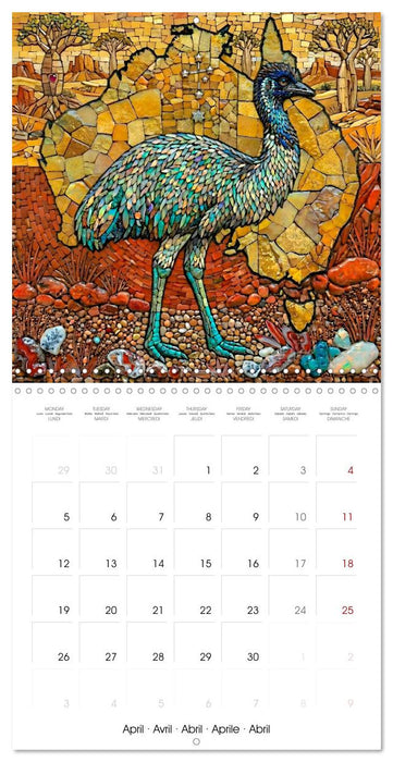 Opal Dreamtime Australian Wildlife (CALVENDO Monthly Calendar 2027)
