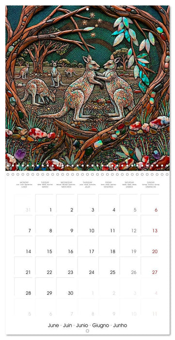 Opal Dreamtime Australian Wildlife (CALVENDO Monthly Calendar 2027)