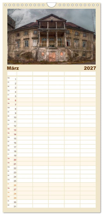 Verlassene Orte im Harz (CALVENDO Familienplaner 2027)