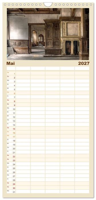 Verlassene Orte im Harz (CALVENDO Familienplaner 2027)