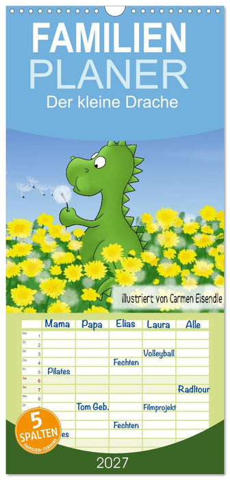 Der kleine Drache (CALVENDO Familienplaner 2027)