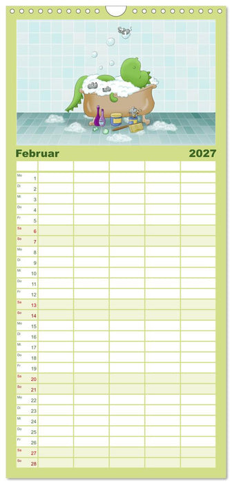Der kleine Drache (CALVENDO Familienplaner 2027)