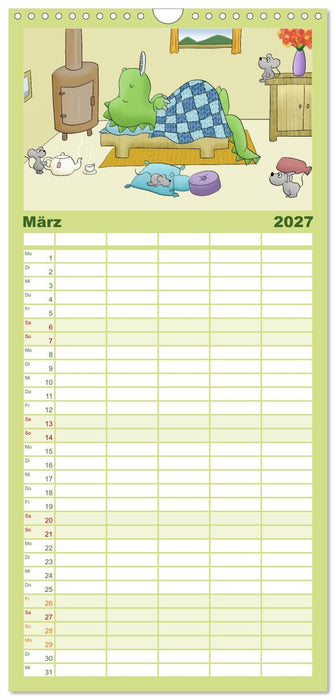 Der kleine Drache (CALVENDO Familienplaner 2027)