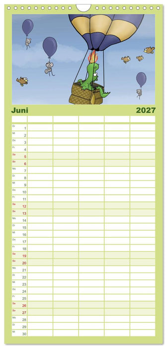 Der kleine Drache (CALVENDO Familienplaner 2027)