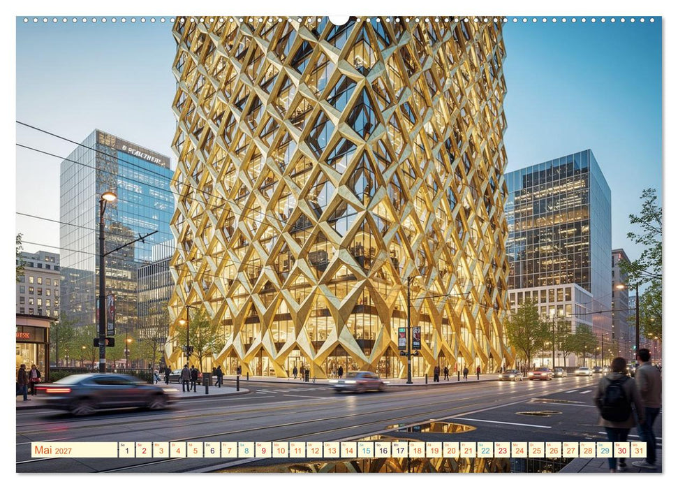 Architektur gegen Hitze - Licht. Schatten. Strukturen. Wasser (CALVENDO Wandkalender 2027)