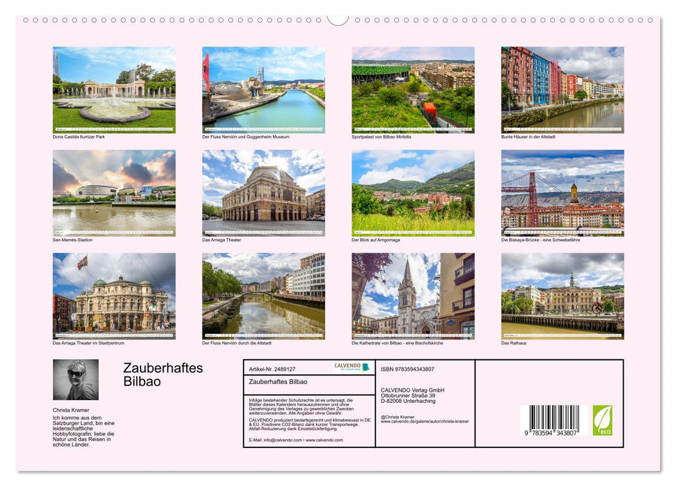 Zauberhaftes Bilbao (CALVENDO Premium Wandkalender 2027)